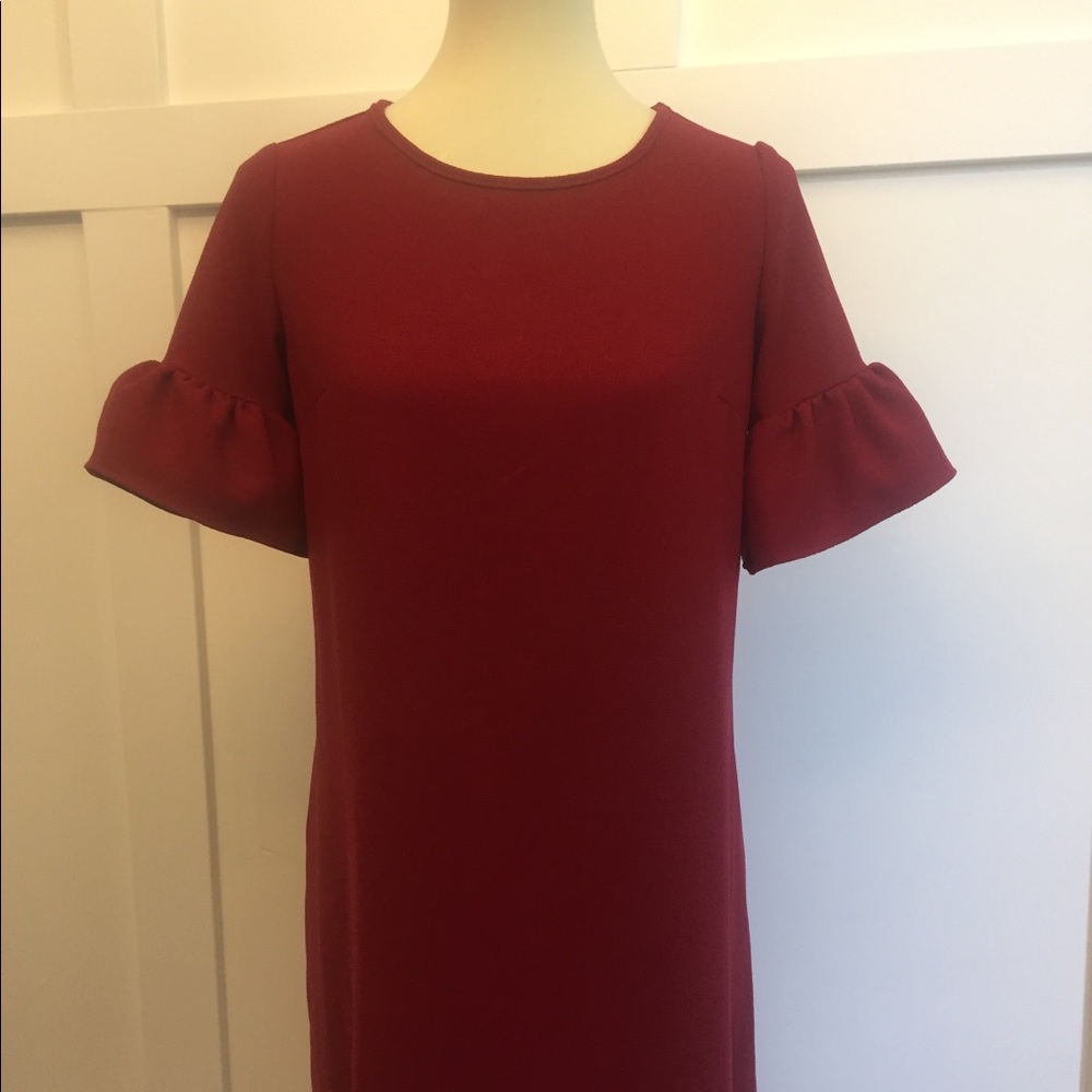 RD Style Ruffled Short-Sleeved Dress